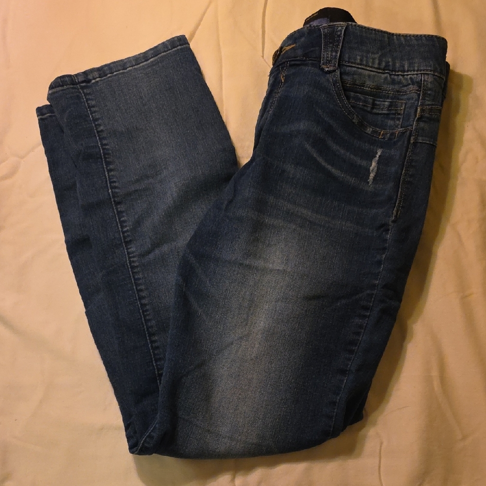 Democracy AB SOLUTION Women's Classic Blue Straight Leg Jeans